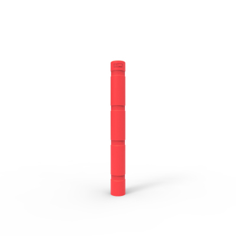 Skinz Bollard Sleeve to suit up to 145mm Diameter, 1400mm High - Red