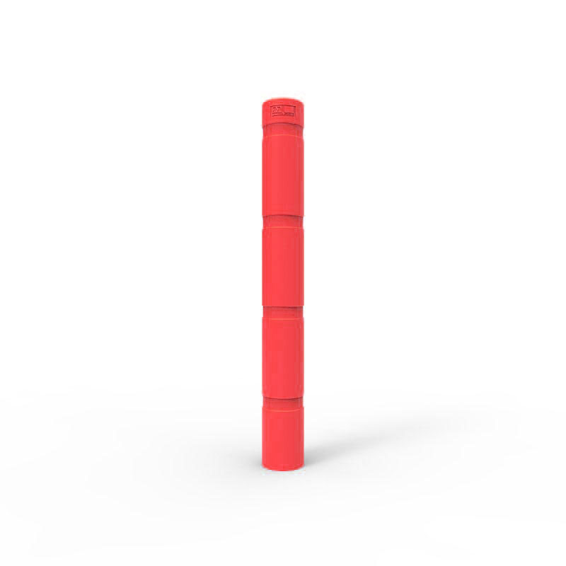 Skinz Bollard Sleeve to suit up to 175mm Diameter, 1600mm High - Safety Red