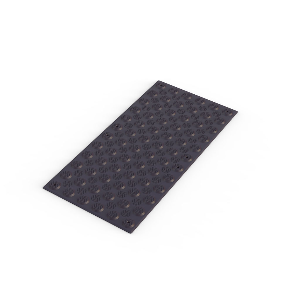 Warning Tactile Pad 300 x 600mm - Black Fibre Reinforced Polymer 